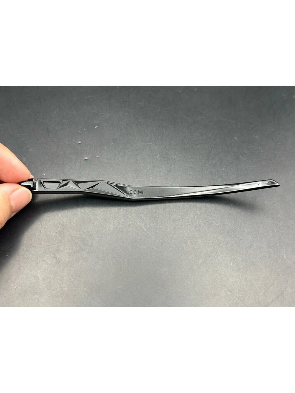 Oakley Sutro Polished Black OEM Right Replacement Arm (No Icon)